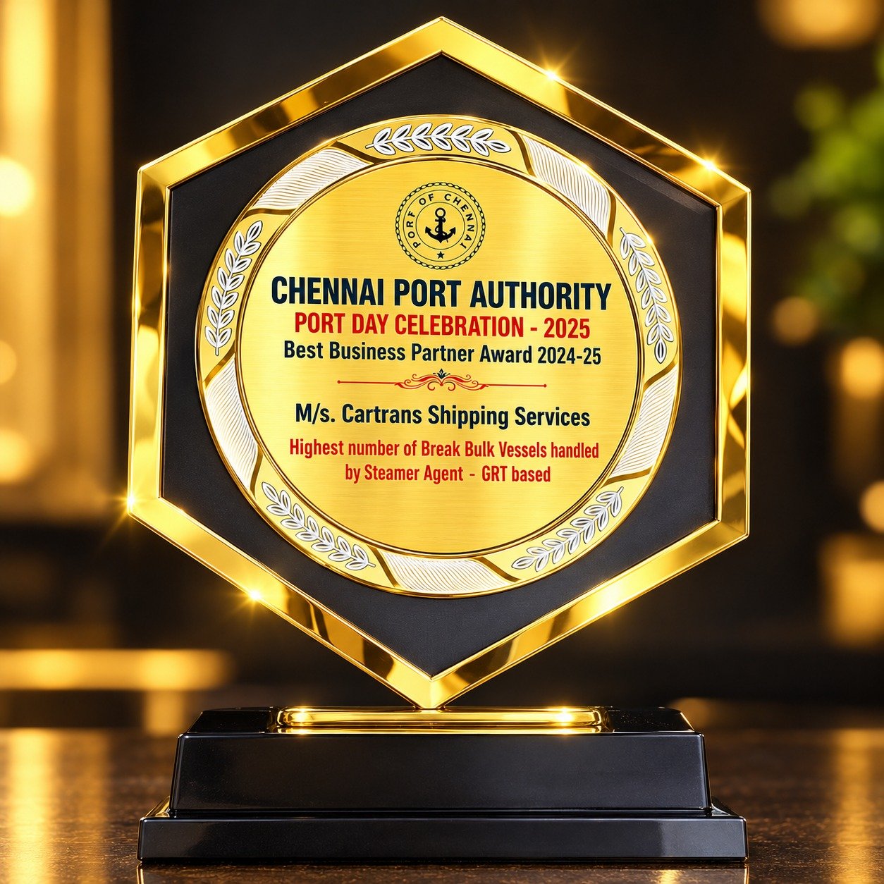 Chennai Port Authority Award